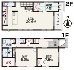 岡山市南区泉田1丁目　売家　3200万円　ミサワホーム